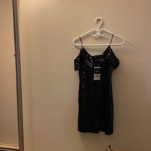 A party glittery sequin dress. Beautiful party dress.